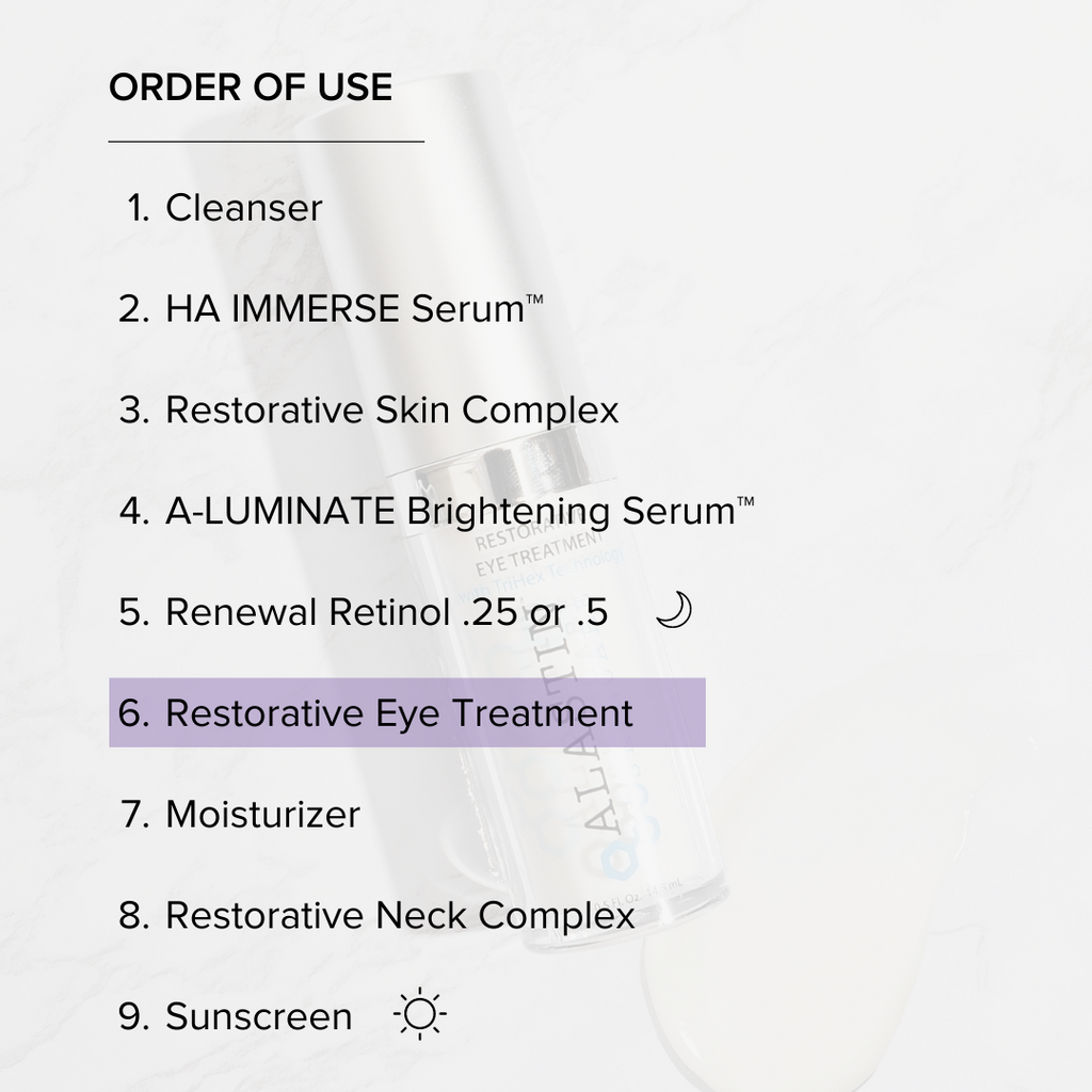 Restorative Eye Treatment With Trihex Technology