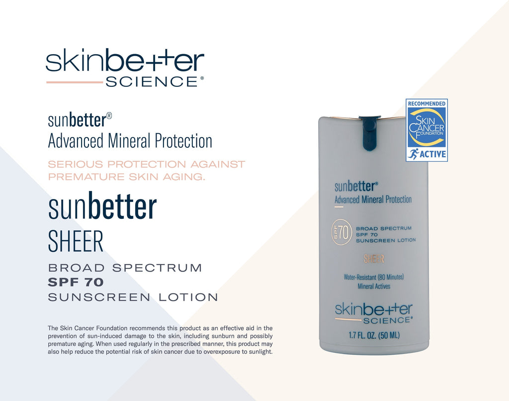 SunBetter SHEER SPF 70 Sunscreen Lotion
